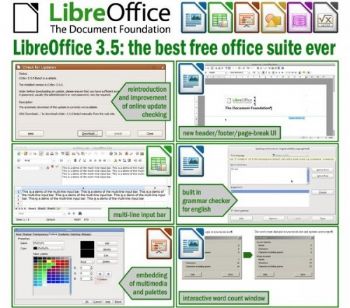 LibreOffice 3.5 disponible