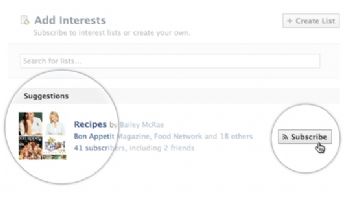 Facebook introduce Listas de Interés para organizar las noticias por tópicos