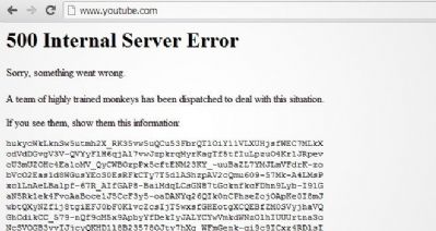 Youtube queda fuera de servicio de manera temporal