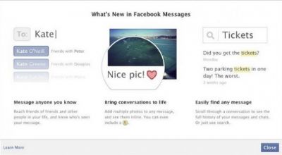 El nuevo panel de mensajes de Facebook ya está aquí