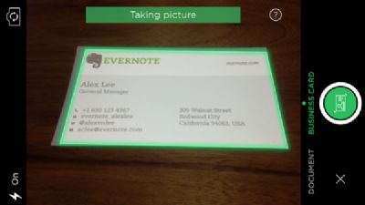 Evernote y LinkedIn se asocian para administrar tarjetas personales de presentación