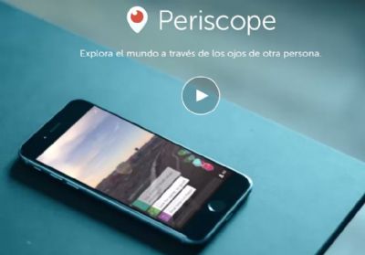 Periscope es la nueva aplicación de moda para transmitir videos desde tu celular
