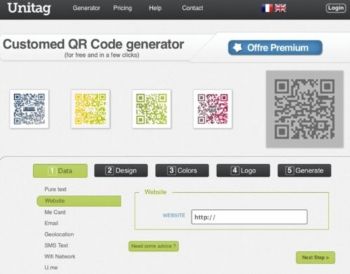 Unitag, un servicio para generar códigos QR a todo color