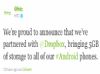 Dropbox regalará 5 GB extra a todos los poseedores de un HTC con Android Dropbox regalará 5 GB extra a todos los poseedores de un HTC con Android