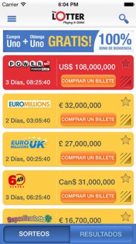 App de lotería de theLotter: la más inteligente para jugar a la lotería desde tu móvil