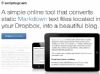 Scriptogr.am te permite crear y montar un blog en tu cuenta de Dropbox