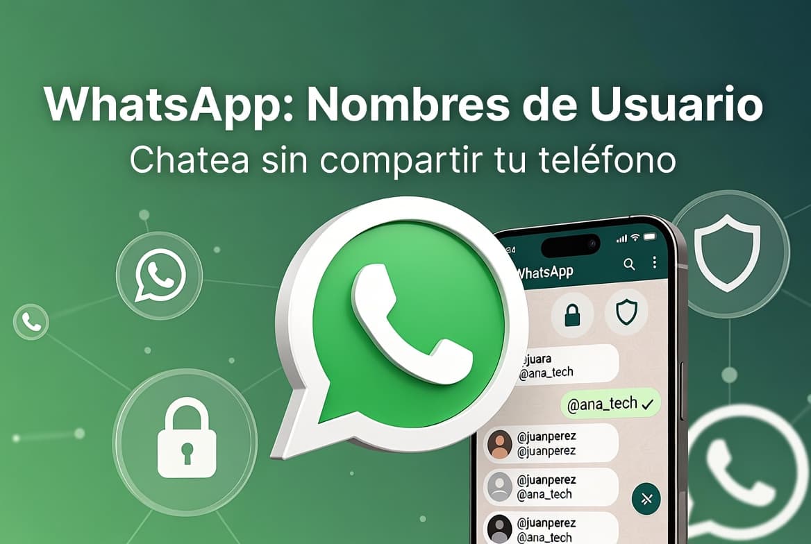 WhatsApp revoluciona con nombres de usuario